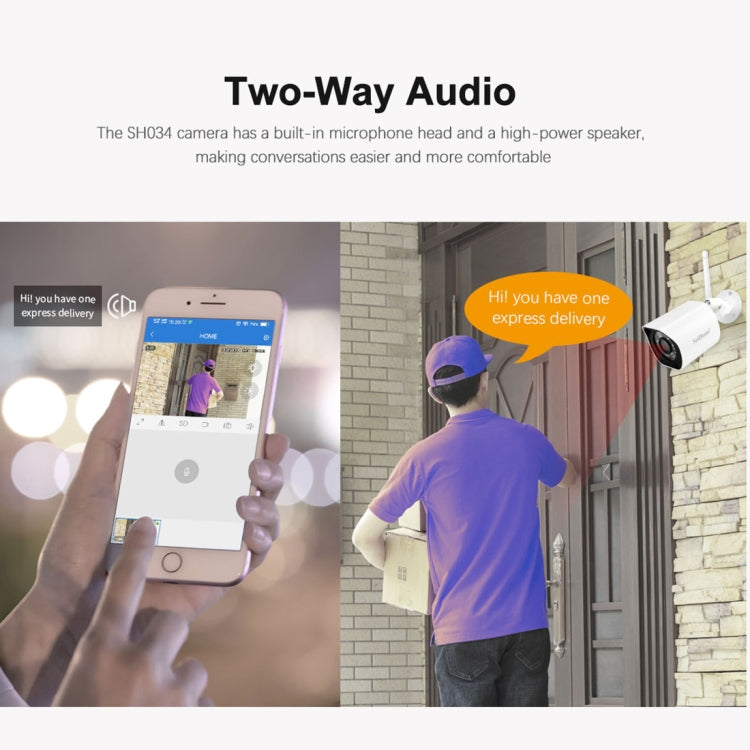 SriHome SH034 5.0MP Mini Dual 2.4 / 5G WiFi Outdoor Waterproof Video Surveillance Color Night Vision Security CCTV Cam SriHome SH034 5.0MP Mini Dual 2.4 / 5G WiFi Outdoor Waterproof Video Surveillance Color Night Vision Security CCTV Cam